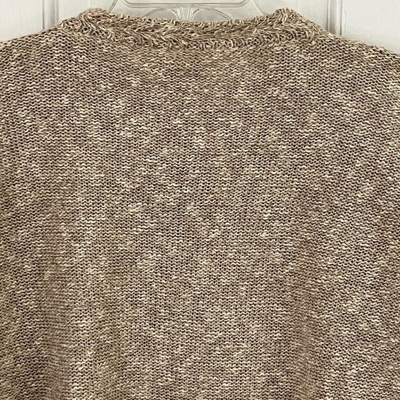 Vintage Bonner of Ireland Hand Loomed Linen Cotton Blend Knit Sweater Neutral - Picture 7 of 14